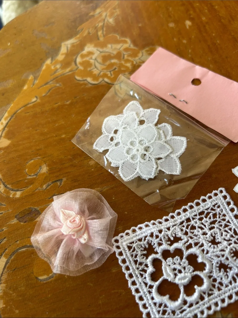 Vintage Lace Appliqués and Trim